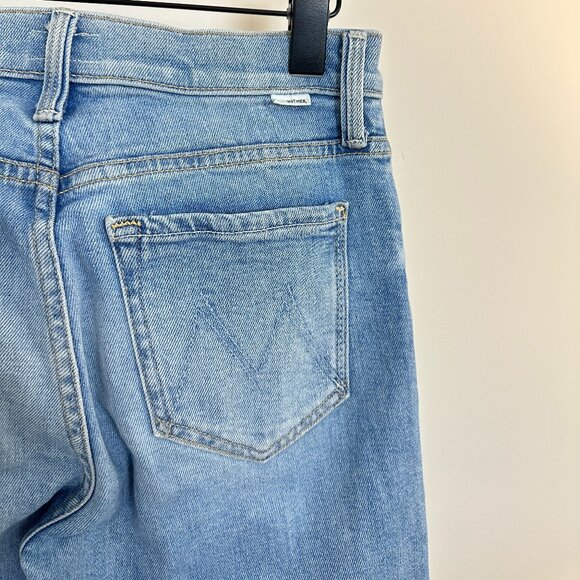 MOTHER The Tomcat Ankle Fray in Wash Kitty Corner Size US 25 - Picture 9 of 14